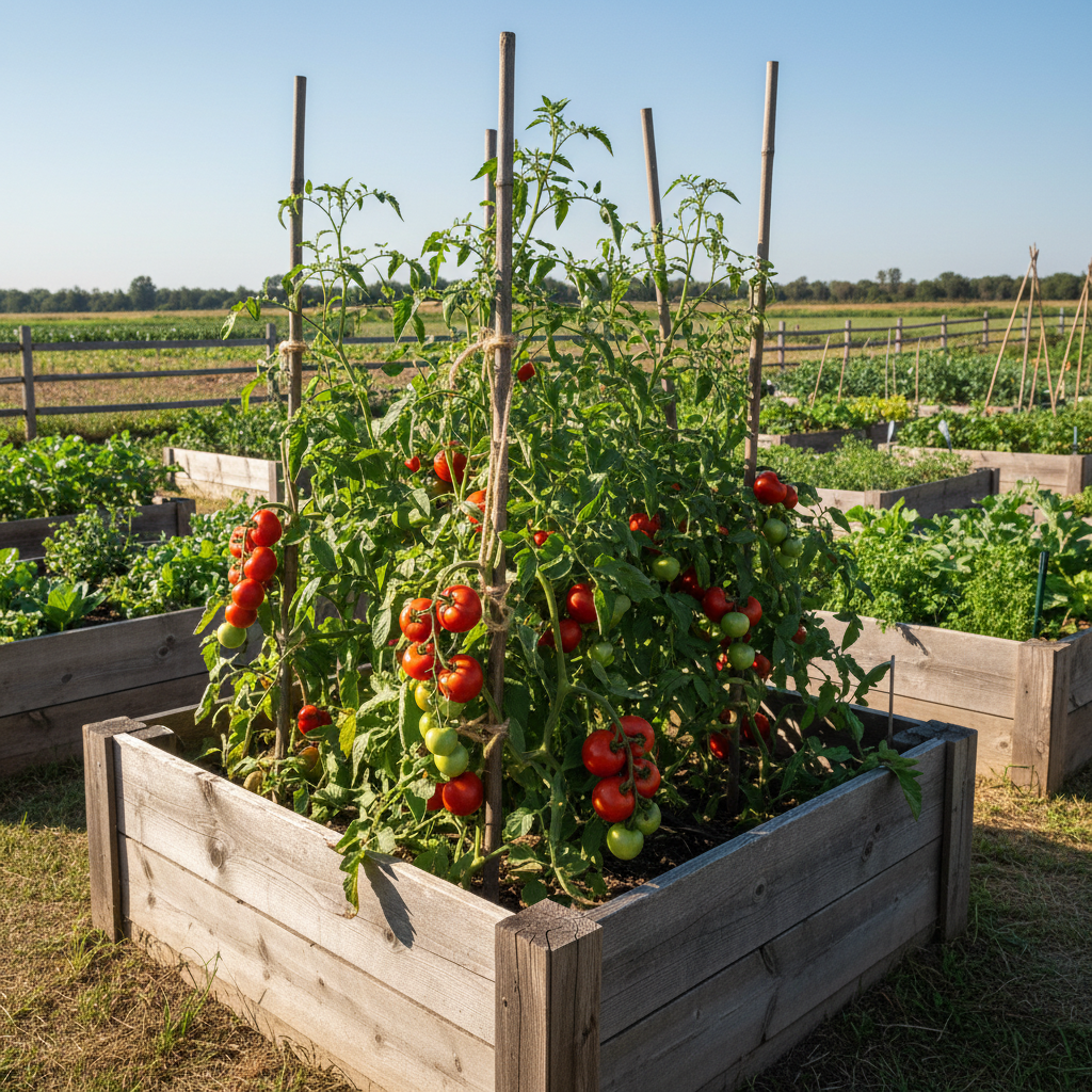 Abe Lincoln - Raised Bed Wide Shot
