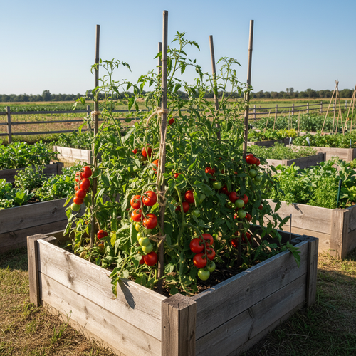 Abe Lincoln - Raised Bed Wide Shot
