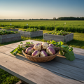 American Purple Top rutabaga harvest