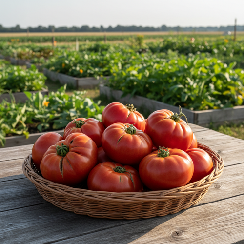 Big Red Harvest Basket