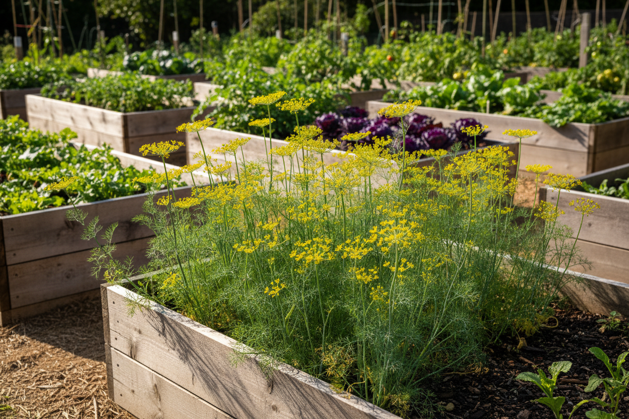Bouquet Dill Raised Bed