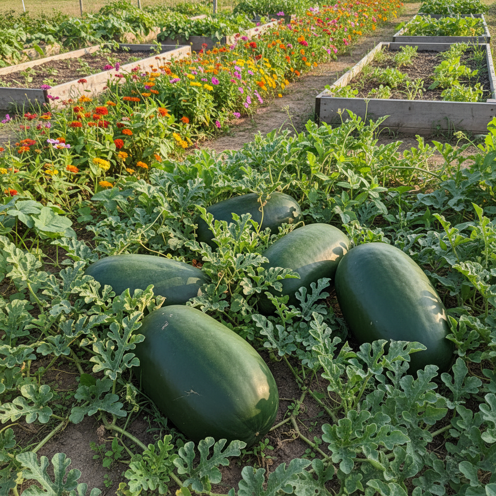 Bradford Watermelon Growing Shot