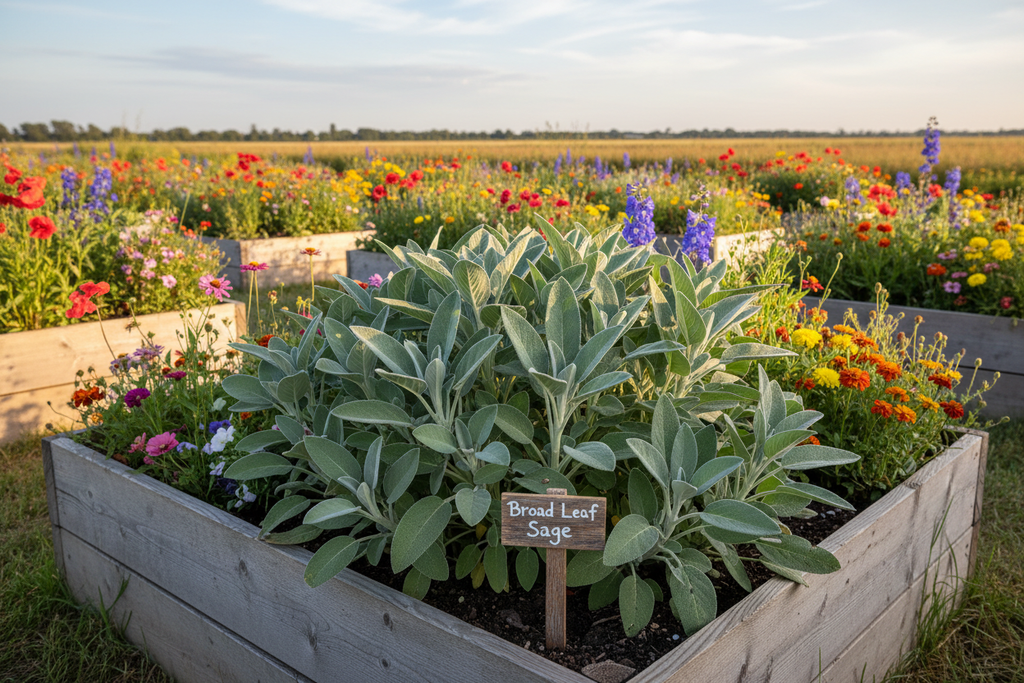 Broad Leaf Sage name tag