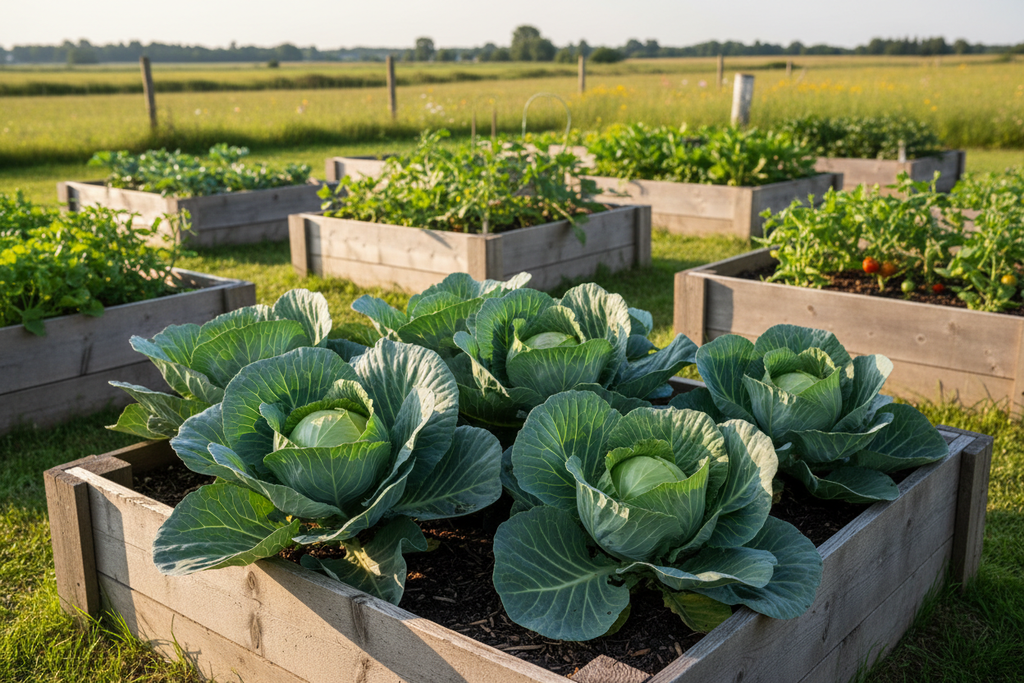 Brunswick Cabbage — Raised Bed