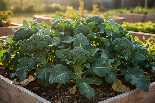 Calabrese Broccoli Raised Bed