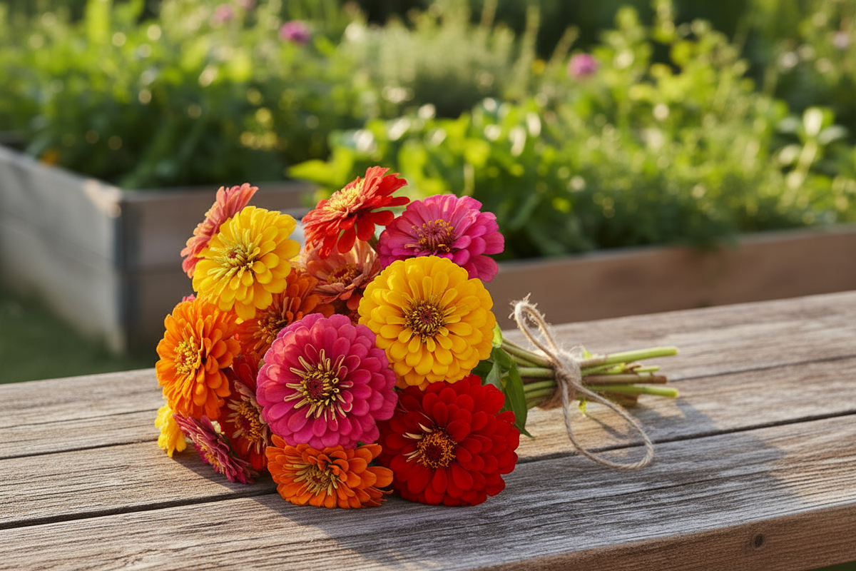 California Giant Zinnia Harvest Bundle