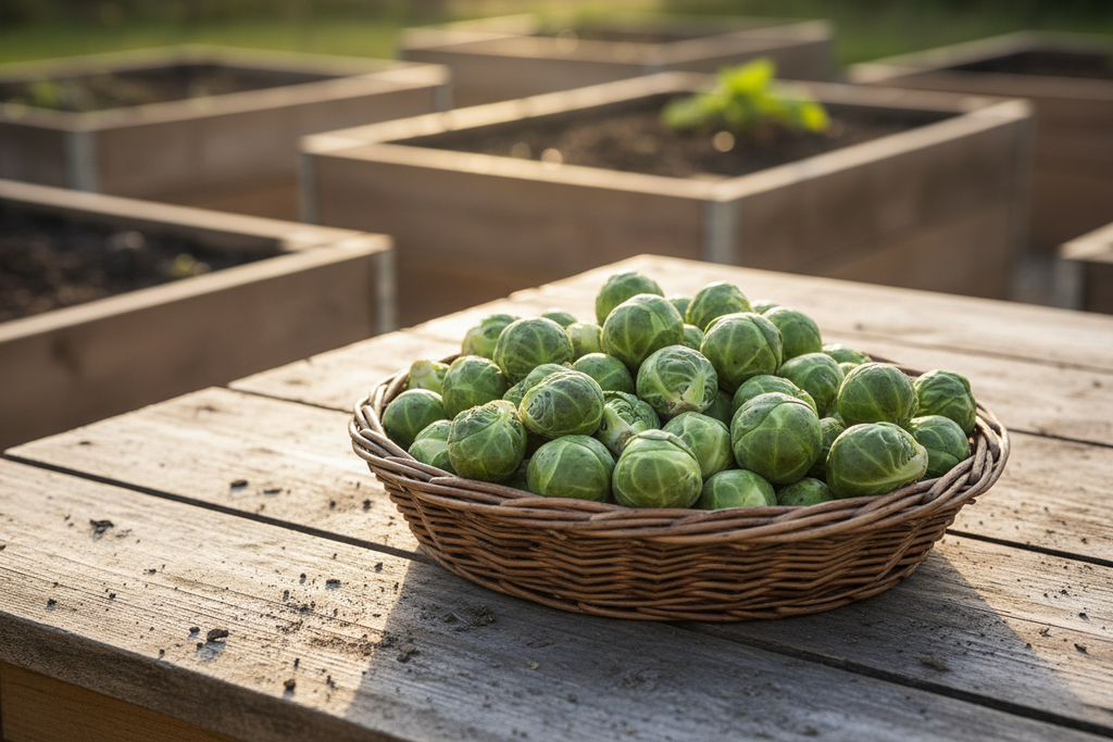 Catskill Brussels Sprouts Harvest Basket