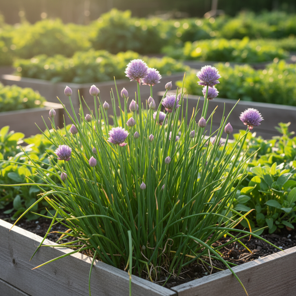 Chives Raised Bed