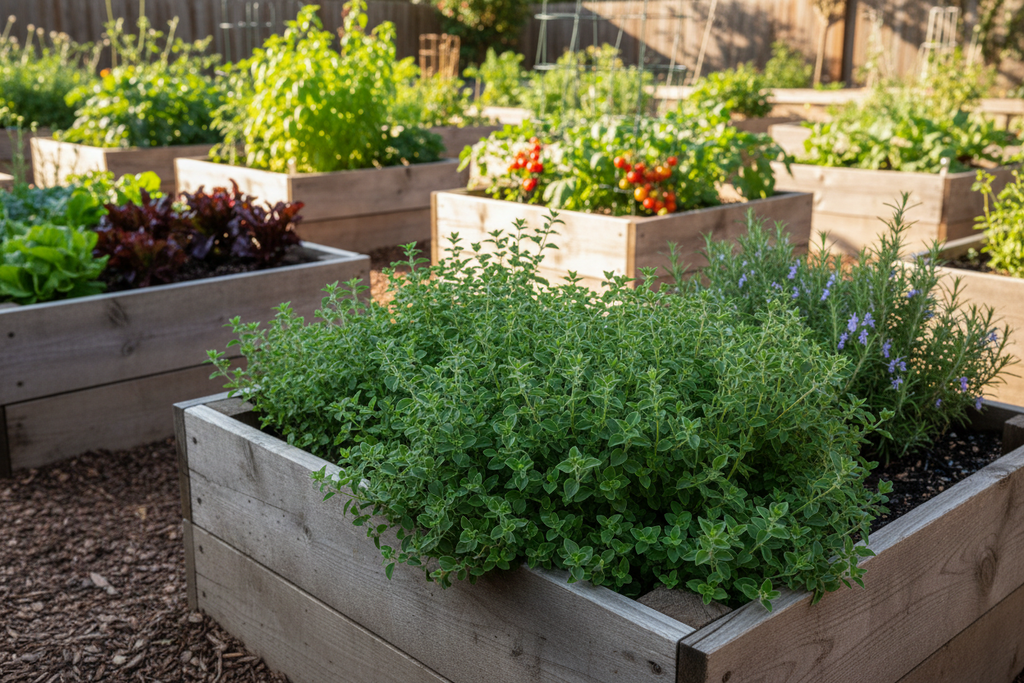 Common Italian Oregano Raised Bed