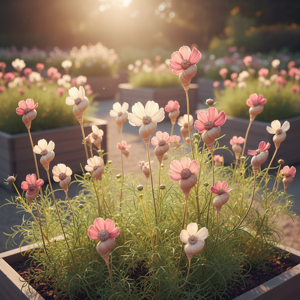Cosmos Raised Bed