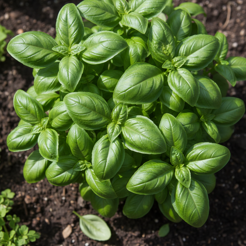 Dark Green Italian Flat Leaf Basil