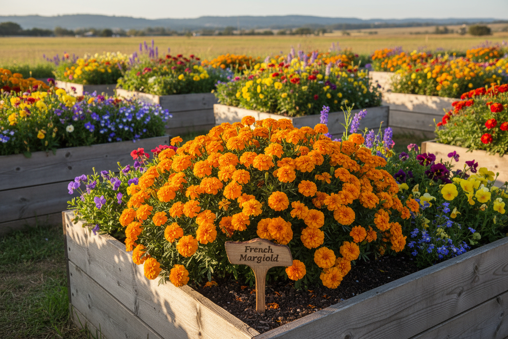 French Marigold name tag