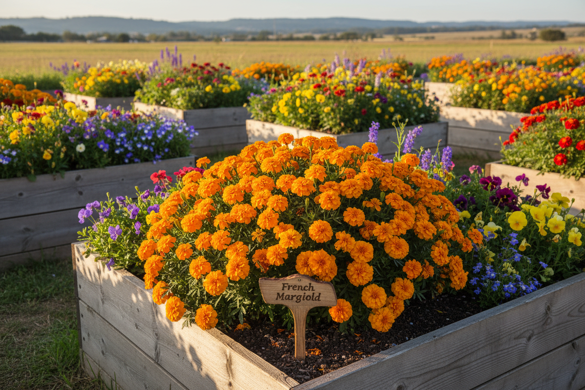 French Marigold name tag