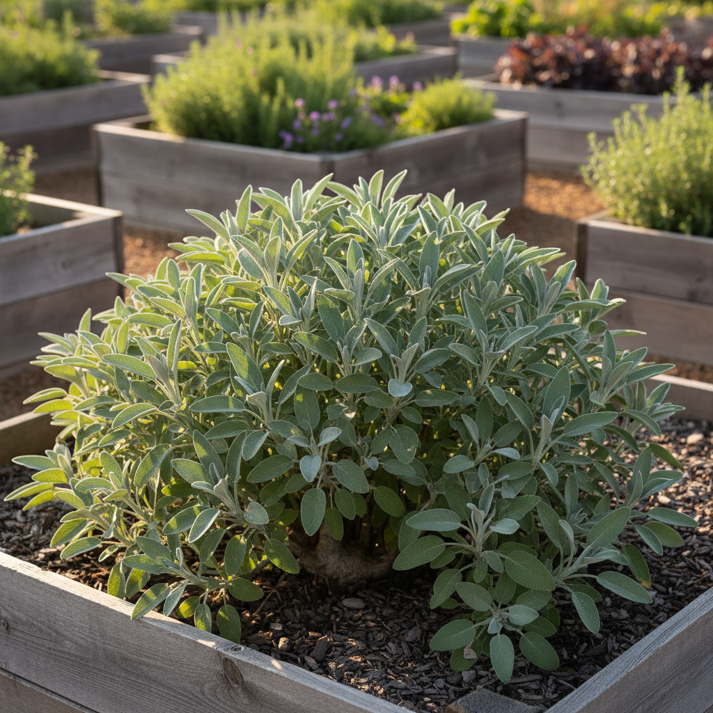 Garden Sage Raised Bed