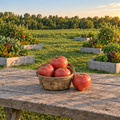 Harvest image matched to the growing scene