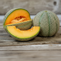 Hearts of Gold Muskmelon upper half