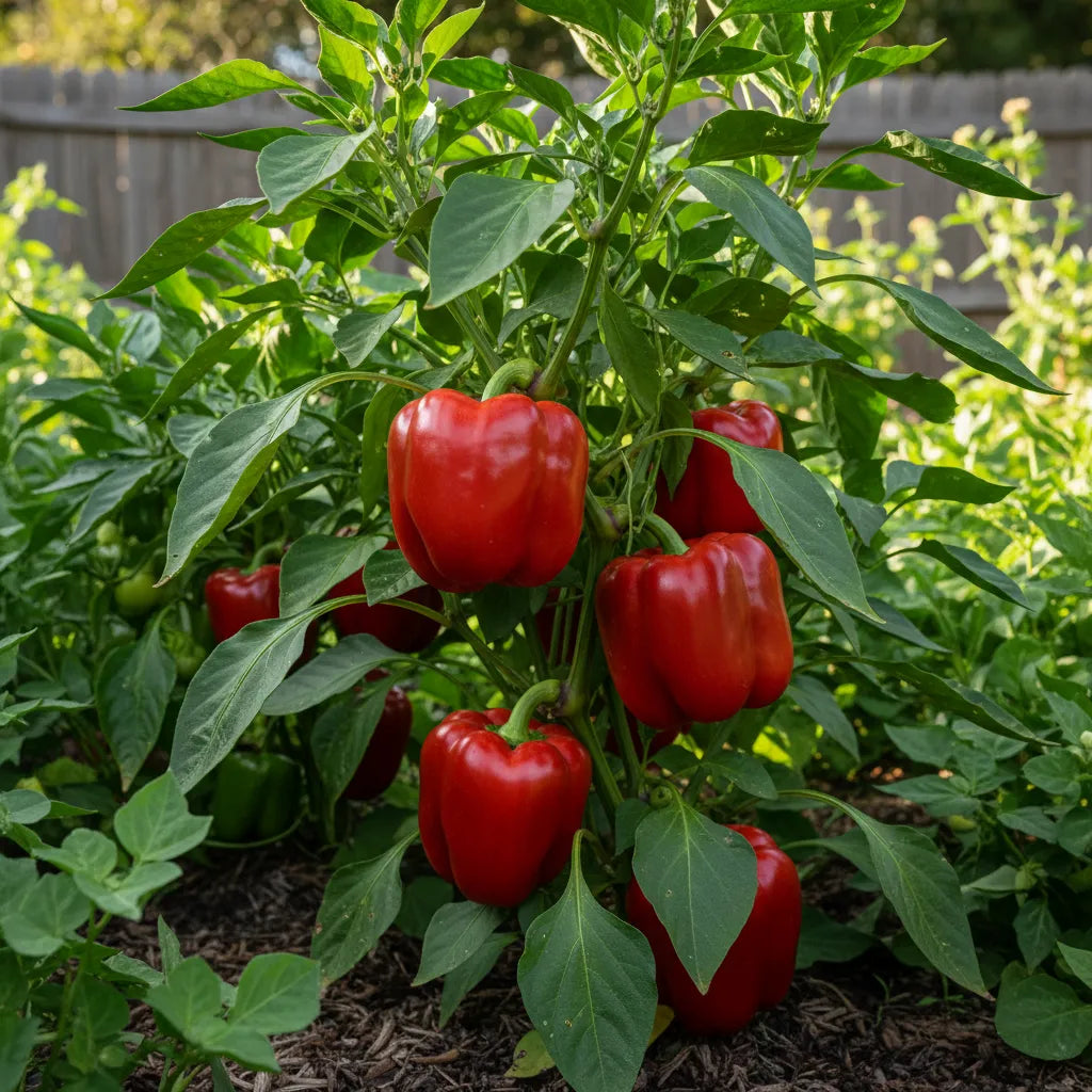 King of the North Heirloom Sweet Red Bell Pepper Seeds