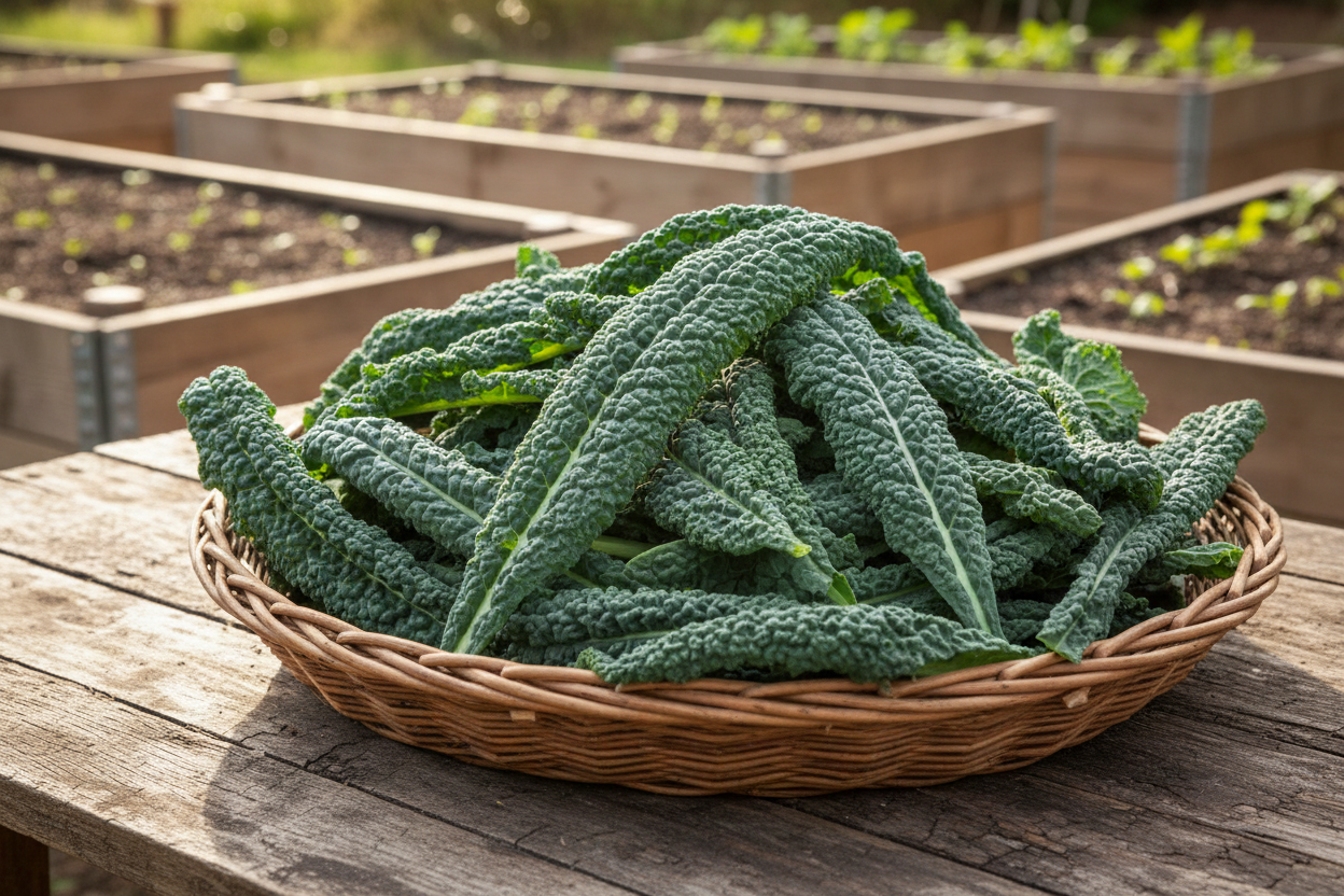 Lacinato Kale Harvest Basket