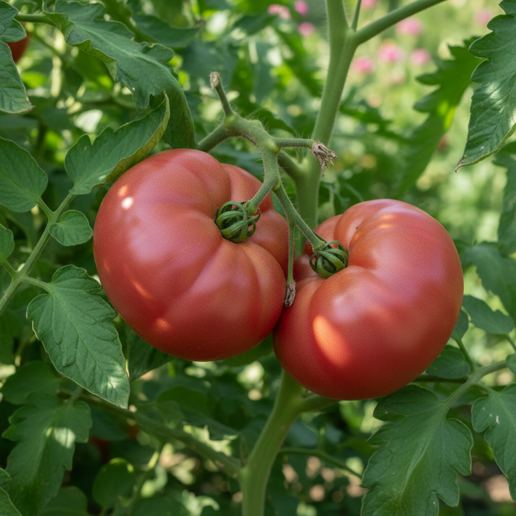 Large German Johnson Beefsteak Tomato Seeds - On Vine