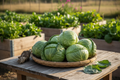 Late Flat Dutch Cabbage — Harvest Basket