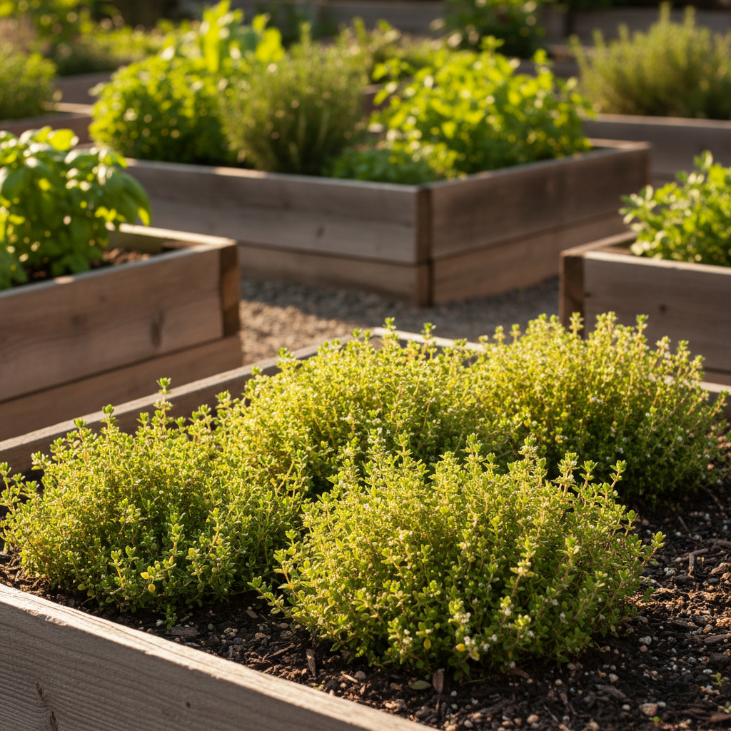 Lemon Thyme Raised Bed