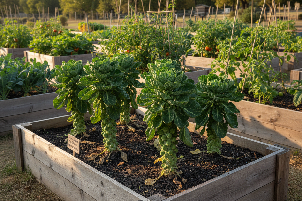 Long Island Improved Brussels Sprouts Raised Bed