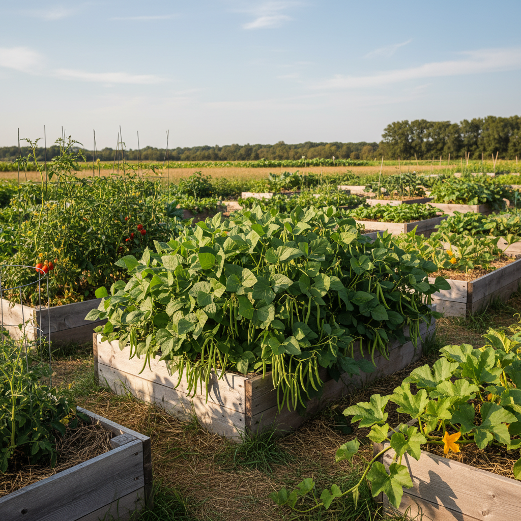 Navy Bean Growing Shot