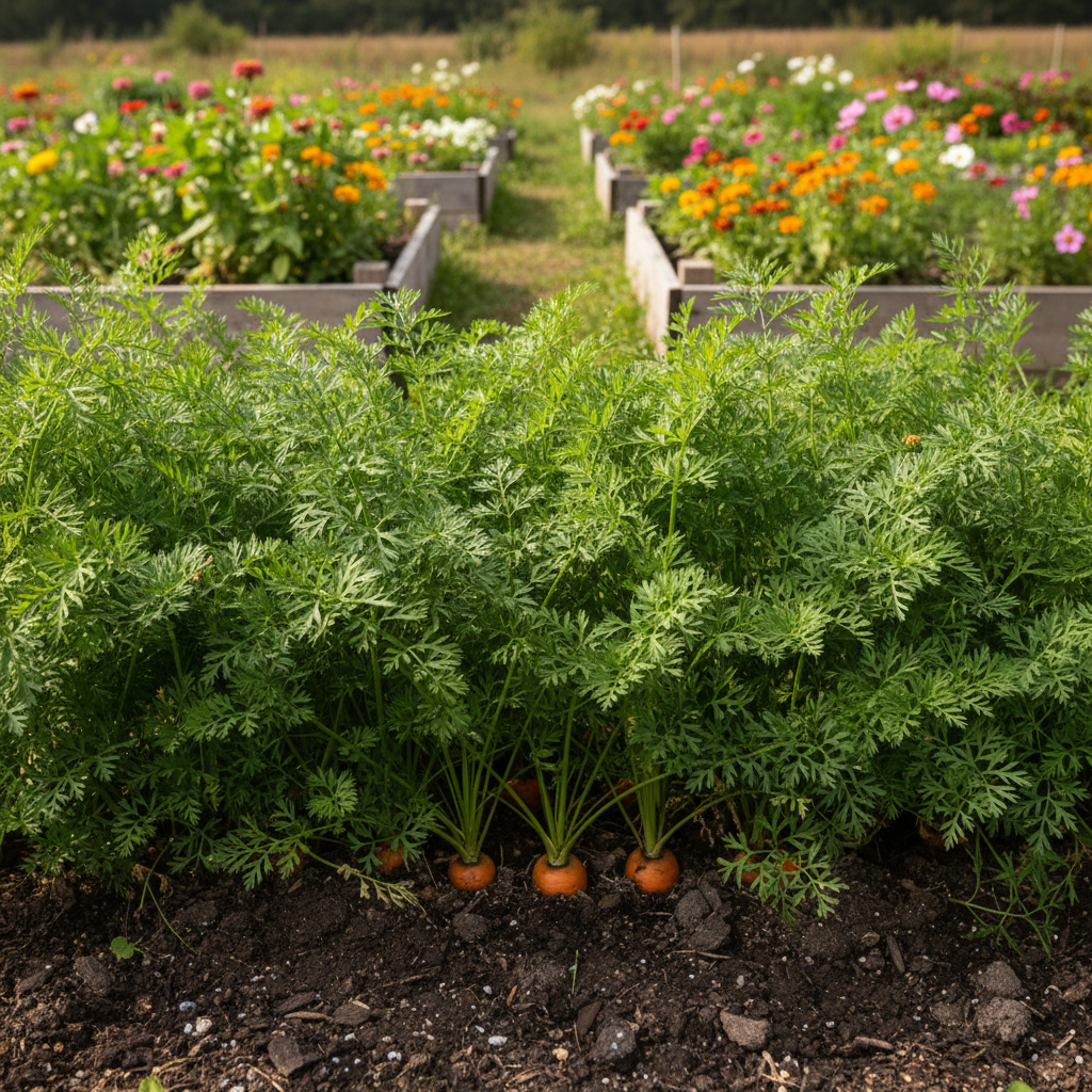 Parisienne Carrot Growing Shot - Take 4