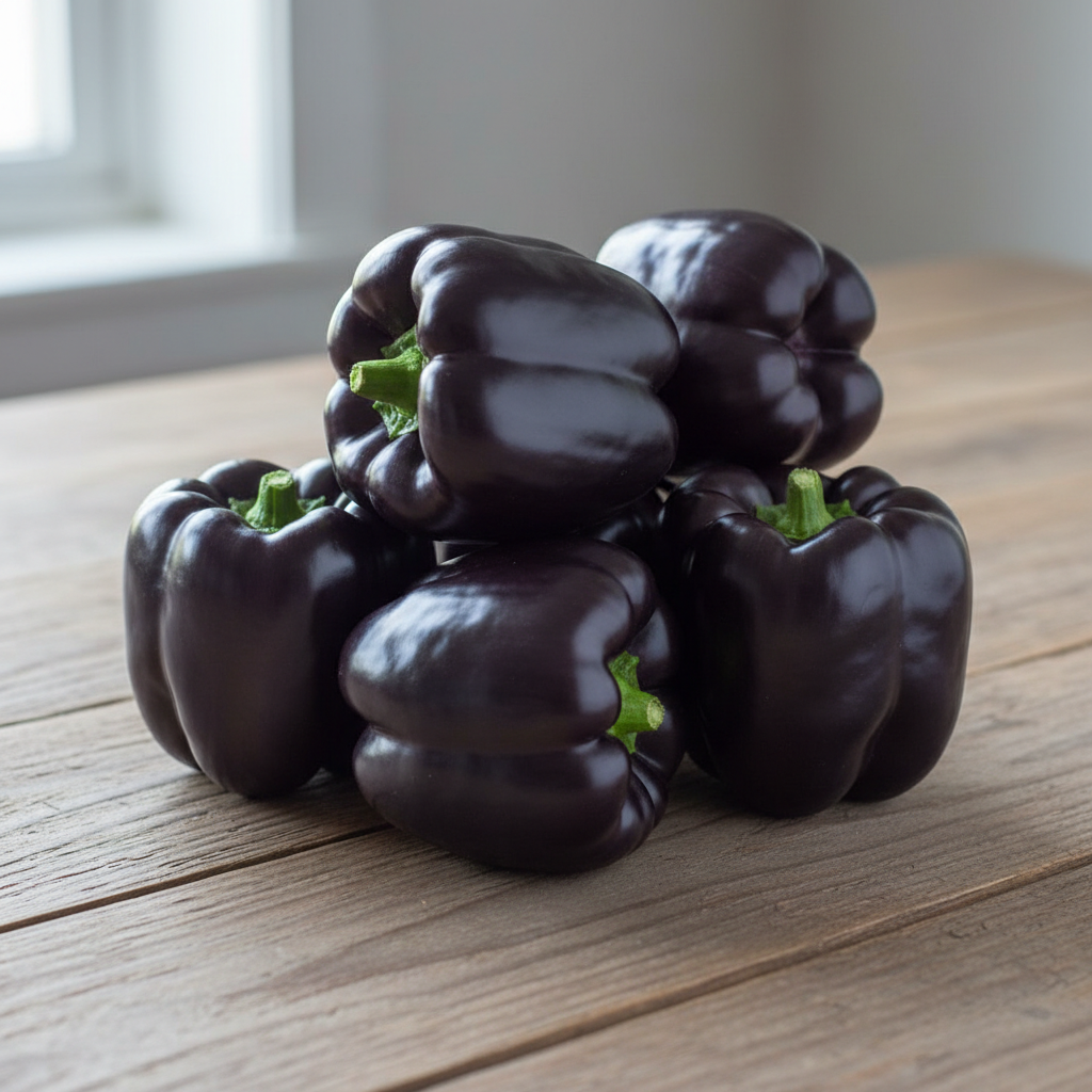 Purple Beauty Heirloom Sweet Bell Pepper Seeds