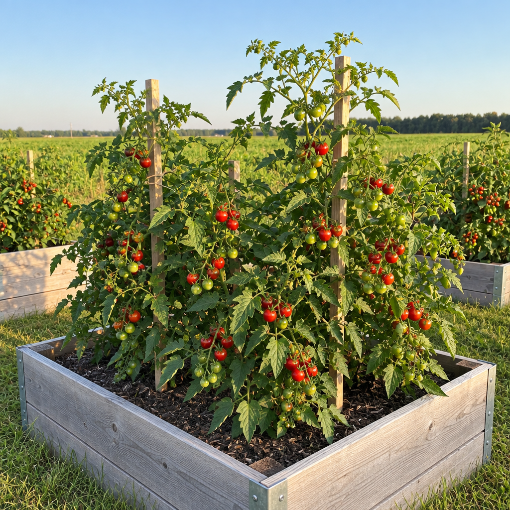 Red Cherry Tomato growing