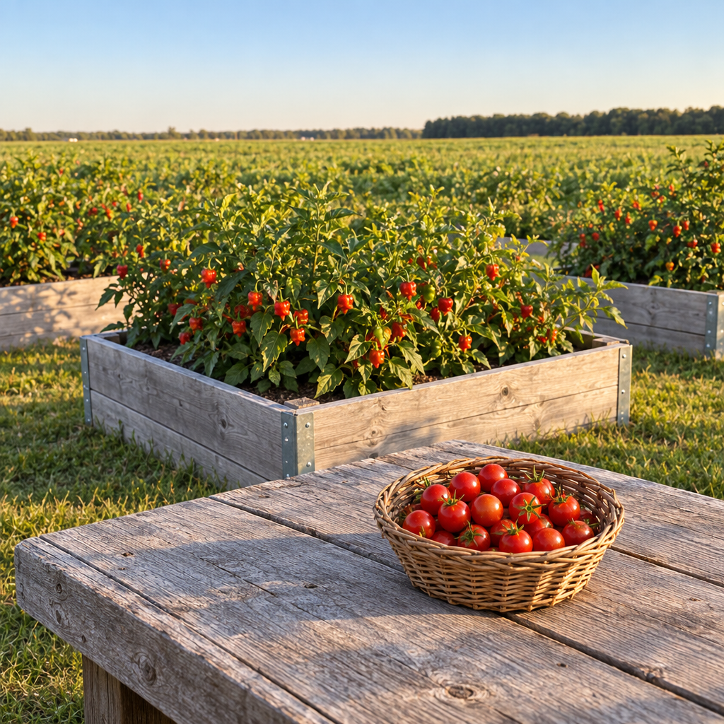 Red Cherry Tomato harvest