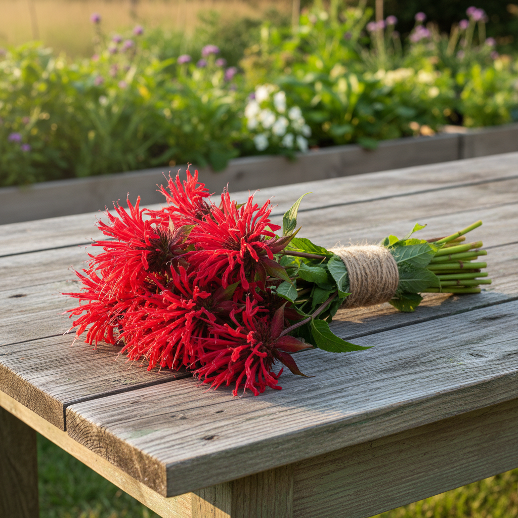 Scarlet Bee Balm Fresh Harvest Bundle