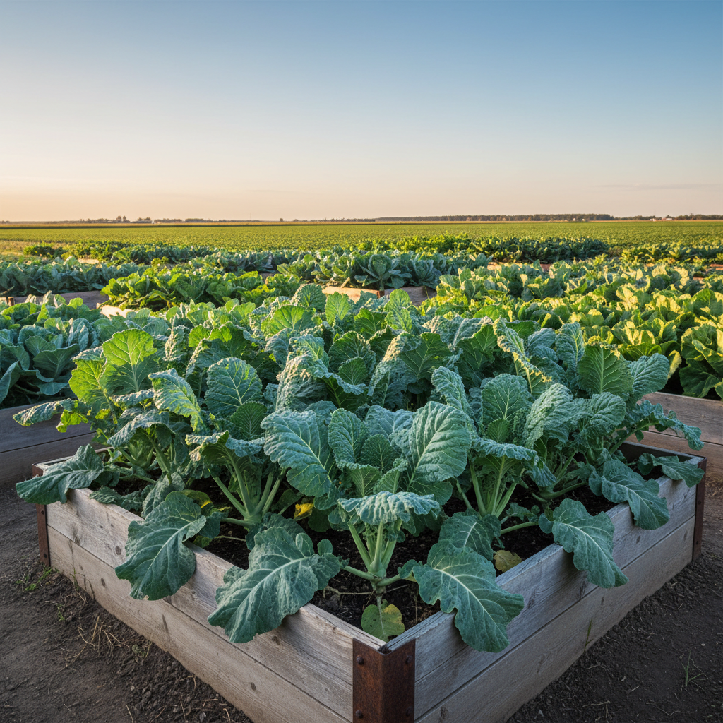 Vates Collards growing image